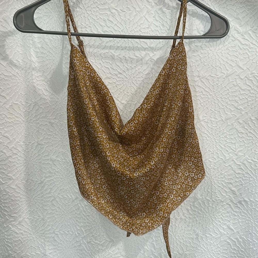 Forever 21 Tie Back Going Out Top